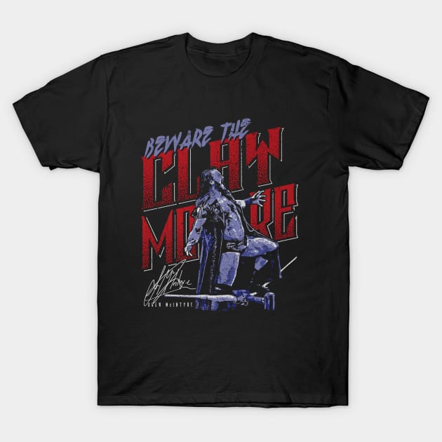 Drew McIntyre Beware T-Shirt by MunMun_Design